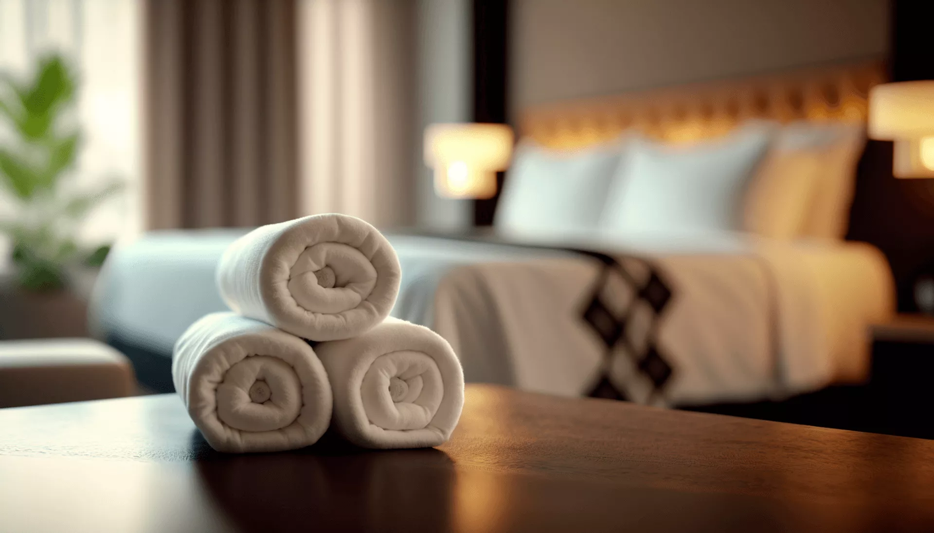 luxury hotel lobby with pristine marble floors, elegant lighting, premium hospitality interior